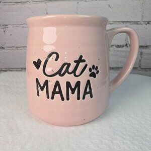 CAT MAMA0 MUG PINK BY SUNDAY MORNING OVERSIZED